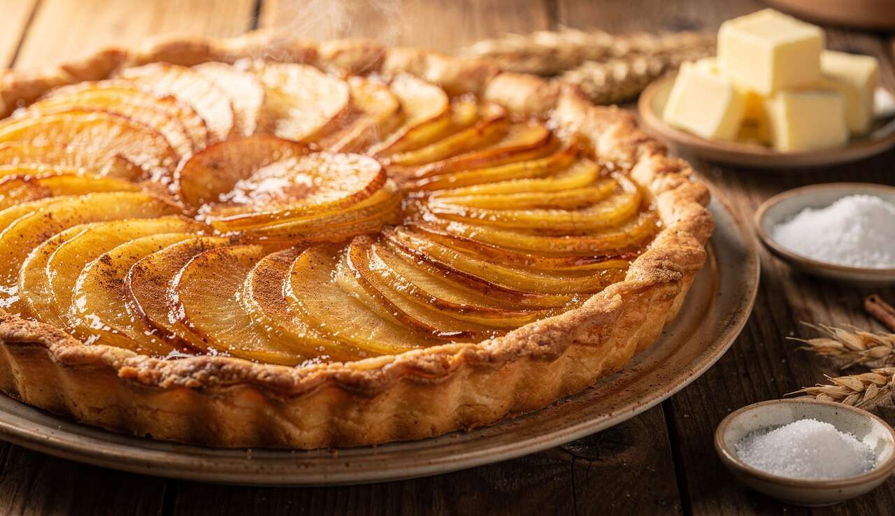 Recette traditionnelle de tarte aux pommes