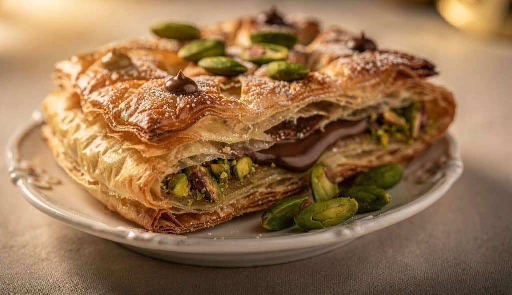 Recette Galette des Rois Pistache et Chocolat