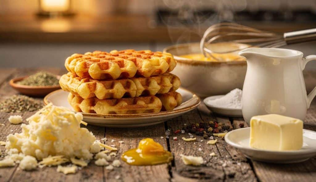 Gaufres de pommes de terre croustillantes et savoureuses