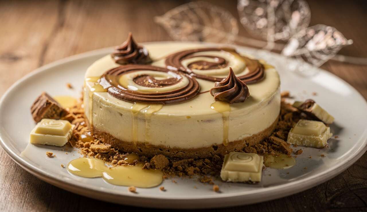 Recette tarte Kinder, ganache chocolat blanc et Nutella