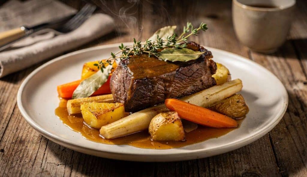 Bœuf braisé à la bière et légumes d'hiver : recette savoureuse