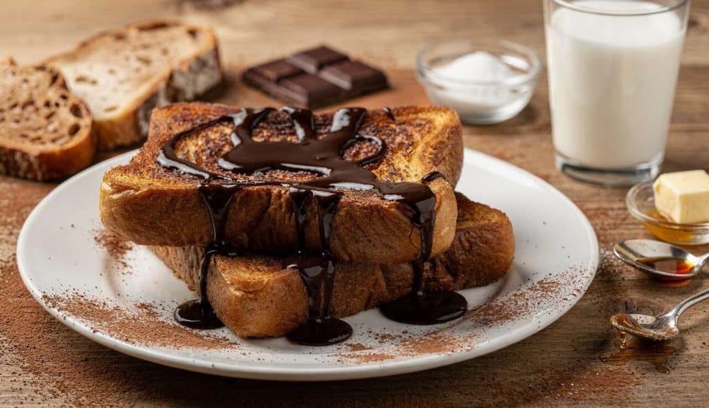 Pain Perdu au Chocolat : recette Gourmande et Facile