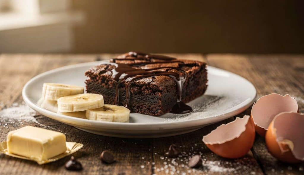 Brownie à la Banane : recette Facile et Savoureuse