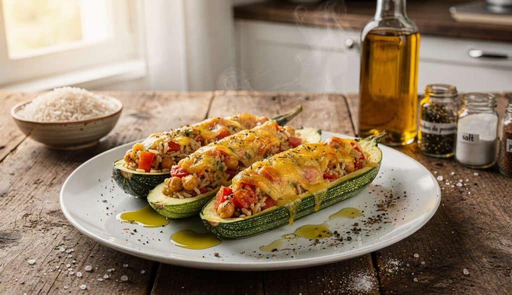 Recette de Courgettes Farcies Végétariennes : une Option Facile et Savoureuse pour un Dîner Réussi