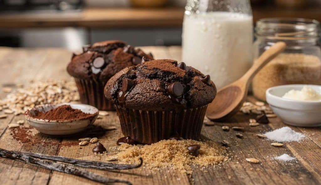 Muffins chocolat légers : une gourmandise saine et délicieuse