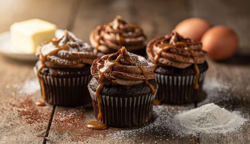 Cupcakes chocolat et dulce de leche : la recette gourmande