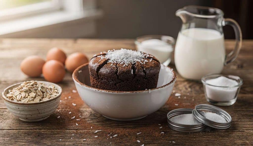 Bowlcake Choco Coco : recette Gourmande et Rapide
