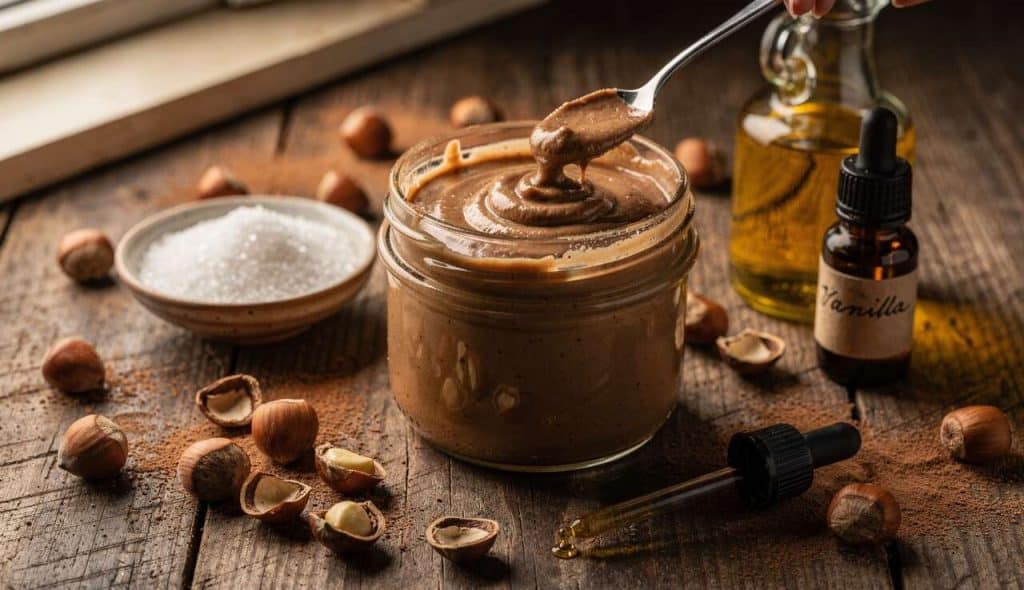 Pâte à tartiner à la noisette maison : recette facile et gourmande
