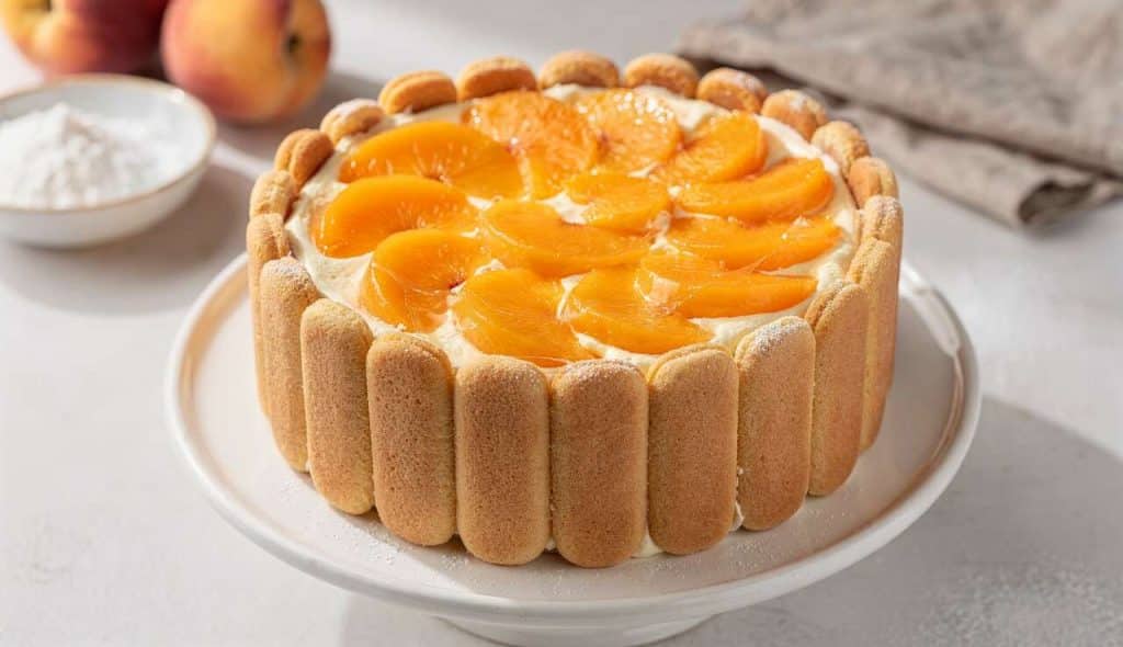 Charlotte aux pêches légère : une recette estivale simplissime