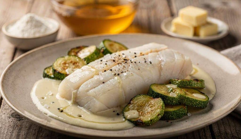 Blanquette de cabillaud et courgettes au Companion