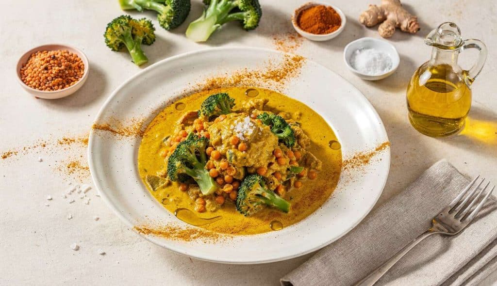 Curry de brocolis et lentilles au Cookeo : recette facile