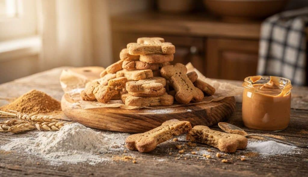 Biscuits pour chiens : sablés aux amandes maison