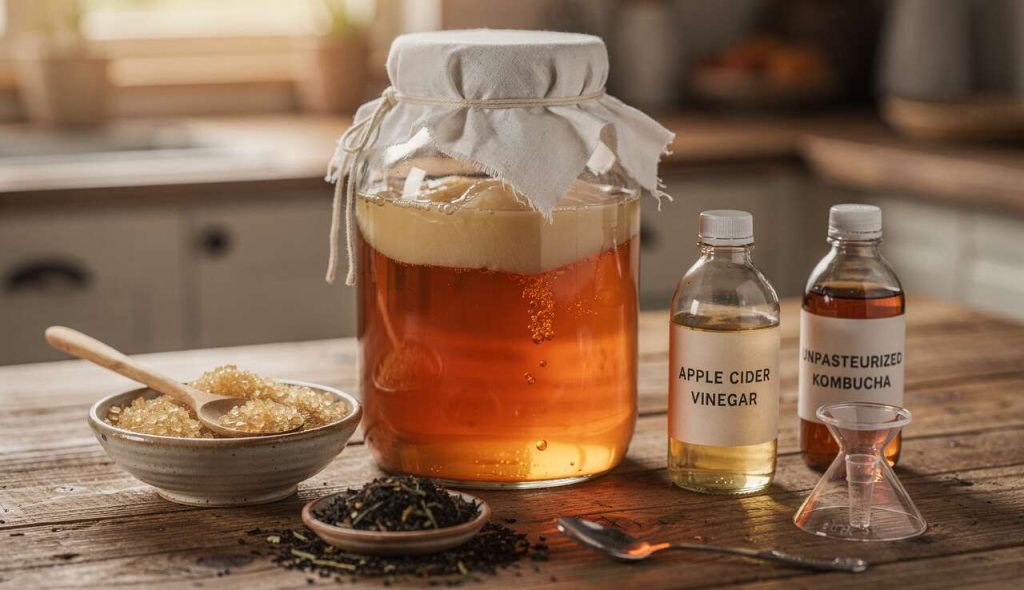 Kombucha maison : guide pratique pour débuter