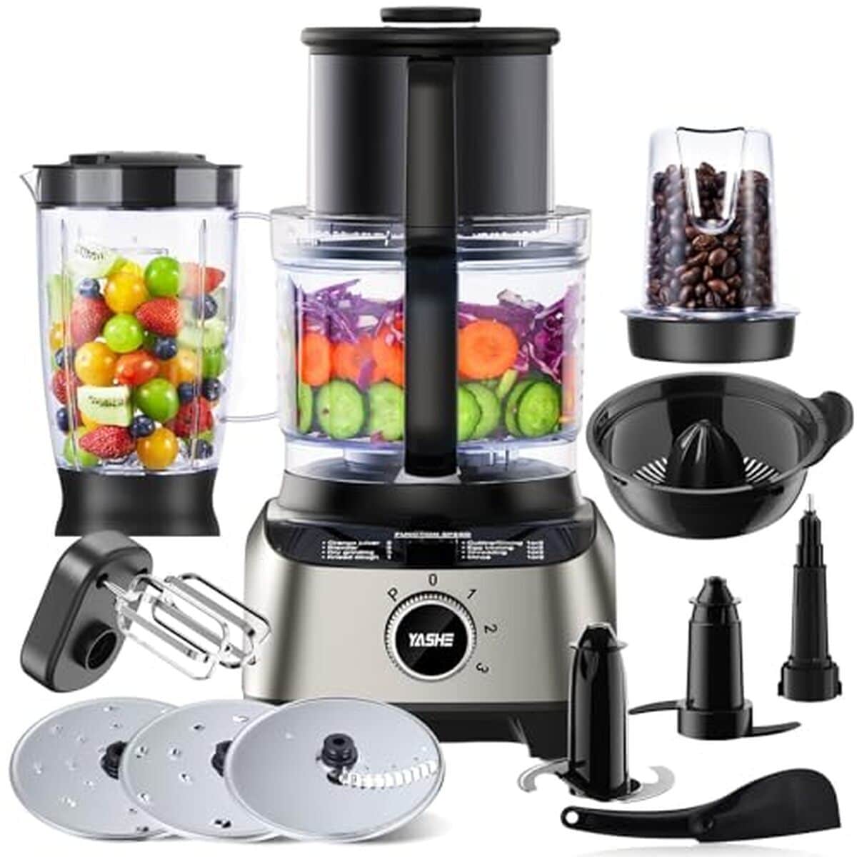 Test : robot cuisine multifonctions yashe 1300W