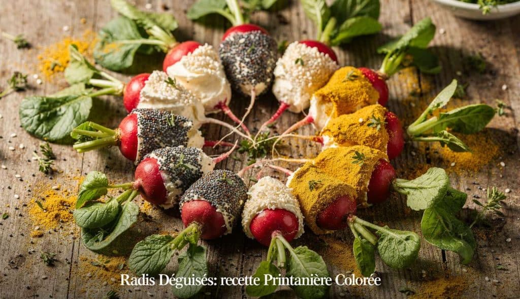 Radis Déguisés : recette Printanière Colorée
