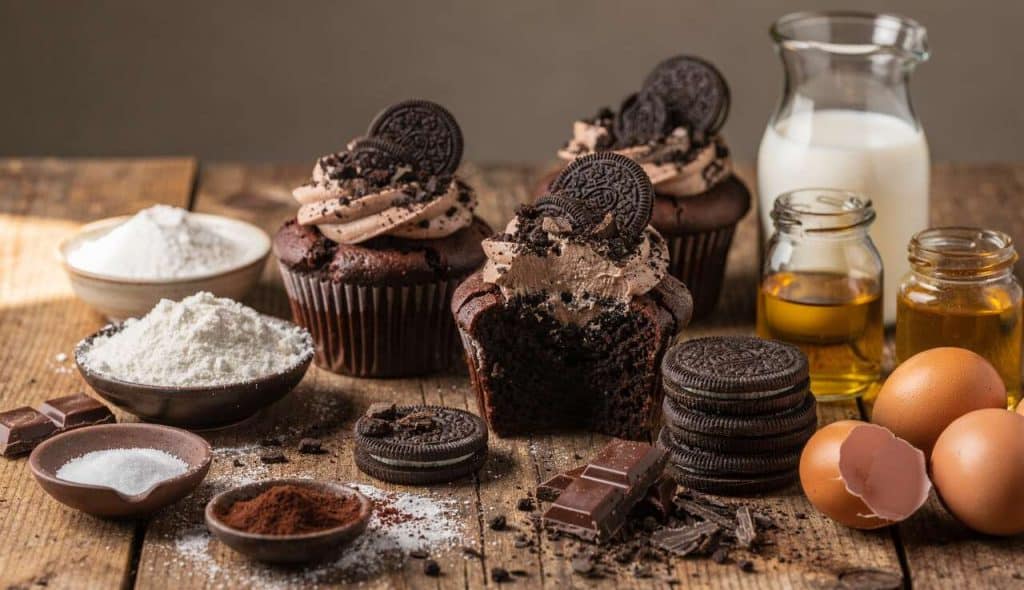 Cupcakes Chouette aux Oreos : recette Gourmande