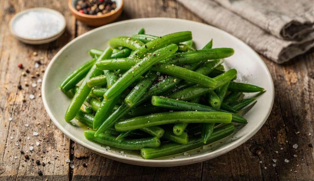 Recette de salade de haricots verts et beurre