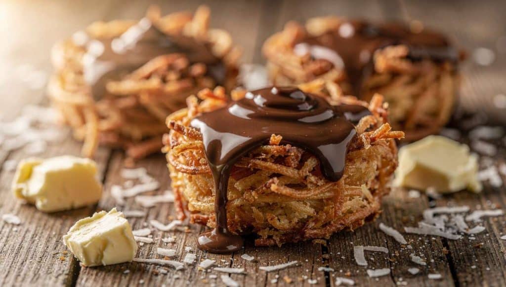 Recette de nids de Pâques à la noix de coco