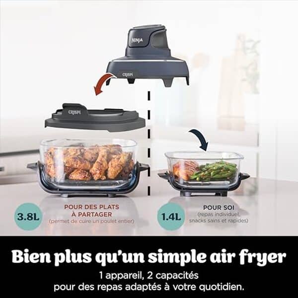 Découvrez notre test complet de la friteuse sans huile Ninja CRISPi FN101EUGY : une approche innovante pour cuisiner sainement tout en conservant le goût et le croustillant de vos plats préférés.