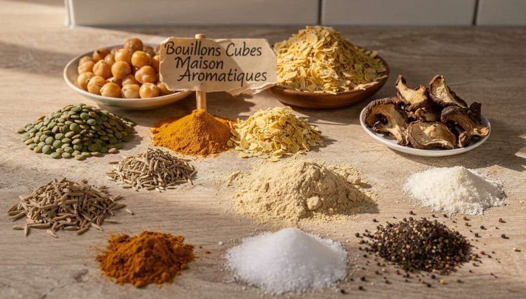 Recette de bouillons cubes maison aromatiques