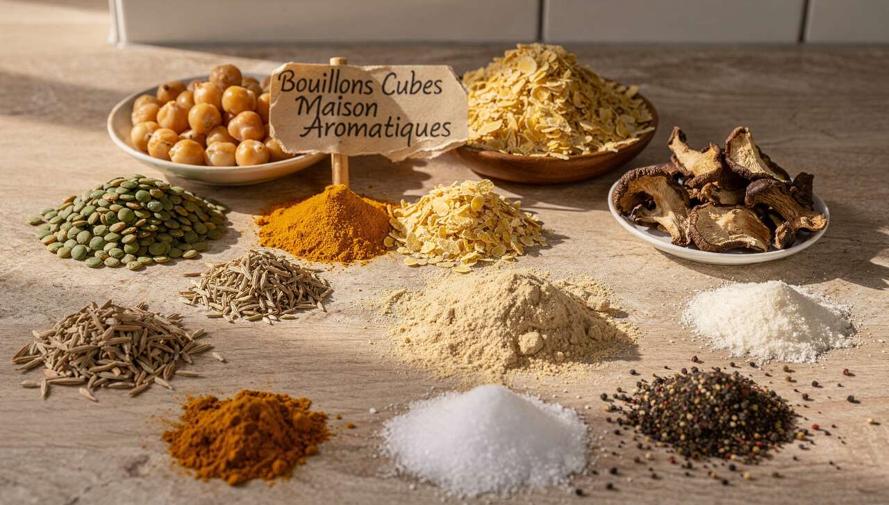 Recette de bouillons cubes maison aromatiques