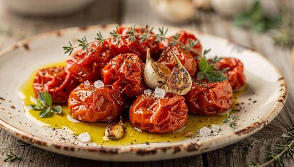 Tomates cerises séchées confites à l'huile d'olive : recette savoureuse