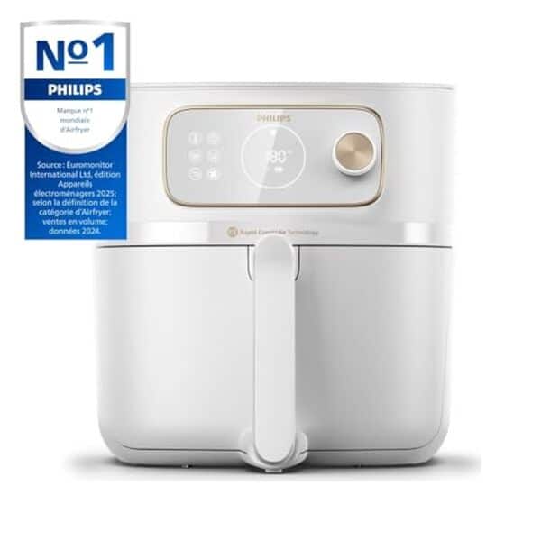 Découvrez l'efficacité XXL de la friteuse connectée Philips Airfryer Combi Série 7000 : des performances culinaires innovantes, connectées et optimisées pour une cuisine intelligente et savoureuse