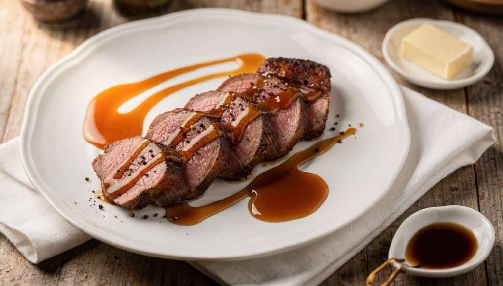 Tournedos de canard : recette sauce à l'orange et américaine