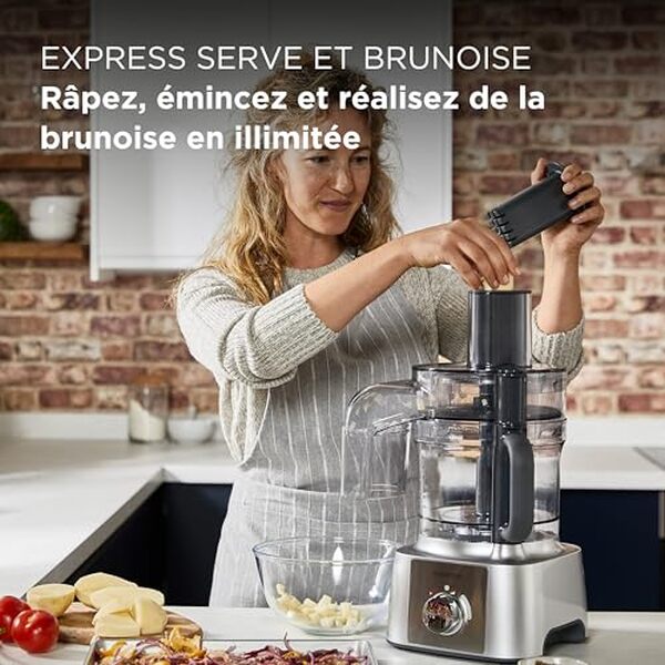 Découvrez le robot multifonction kenwood multipro express fdp65.820si : puissance, polyvalence et performances exceptionnelles pour votre cuisine du quotidien.
