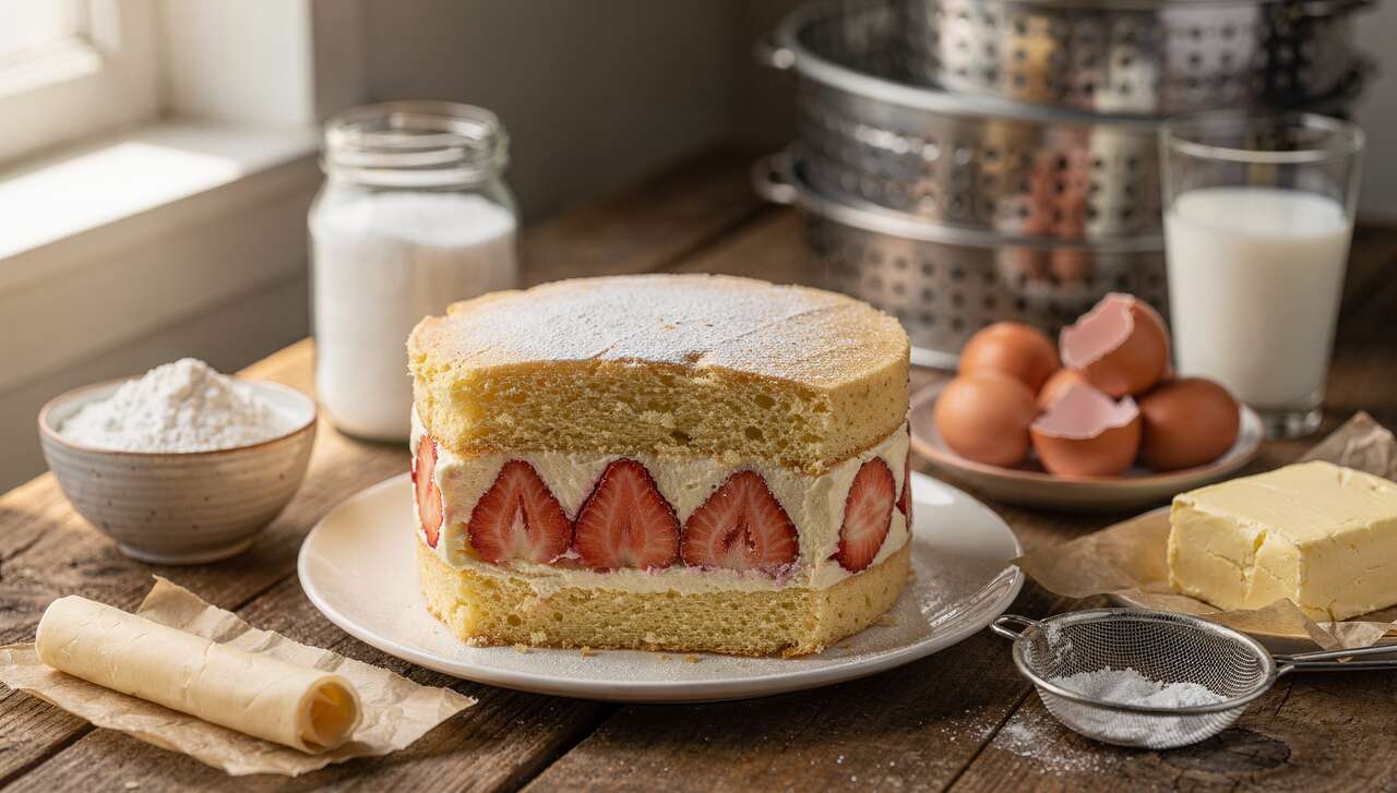 Recette de fraisier traditionnel fait maison