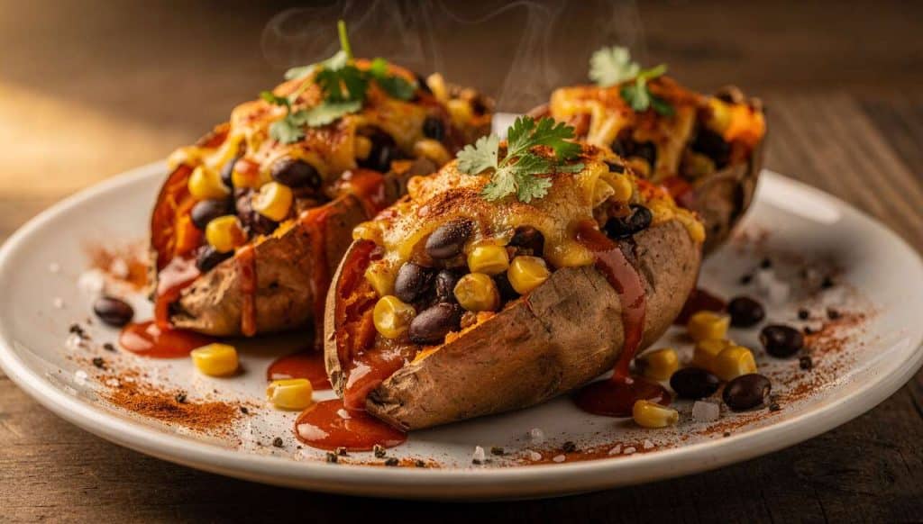 Patates douces farcies à la mexicaine : la recette gourmande