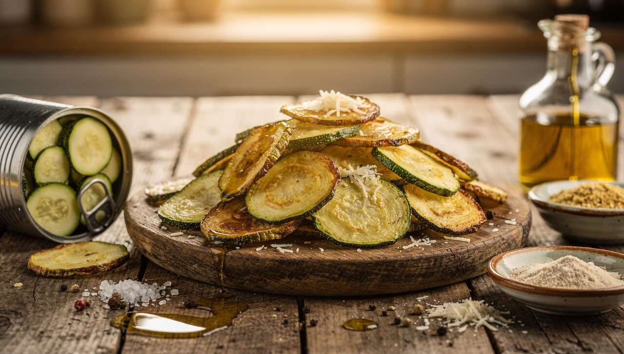 Chips de courgettes : recette saine et croustillante