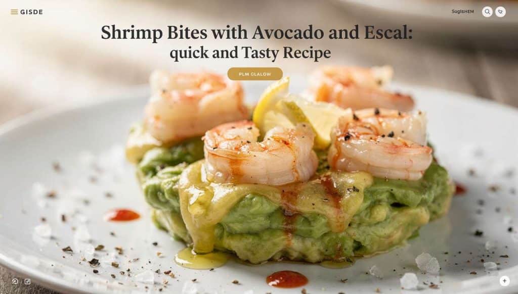 Bouchées de crevettes à l'avocat et Escal : recette rapide et savoureuse