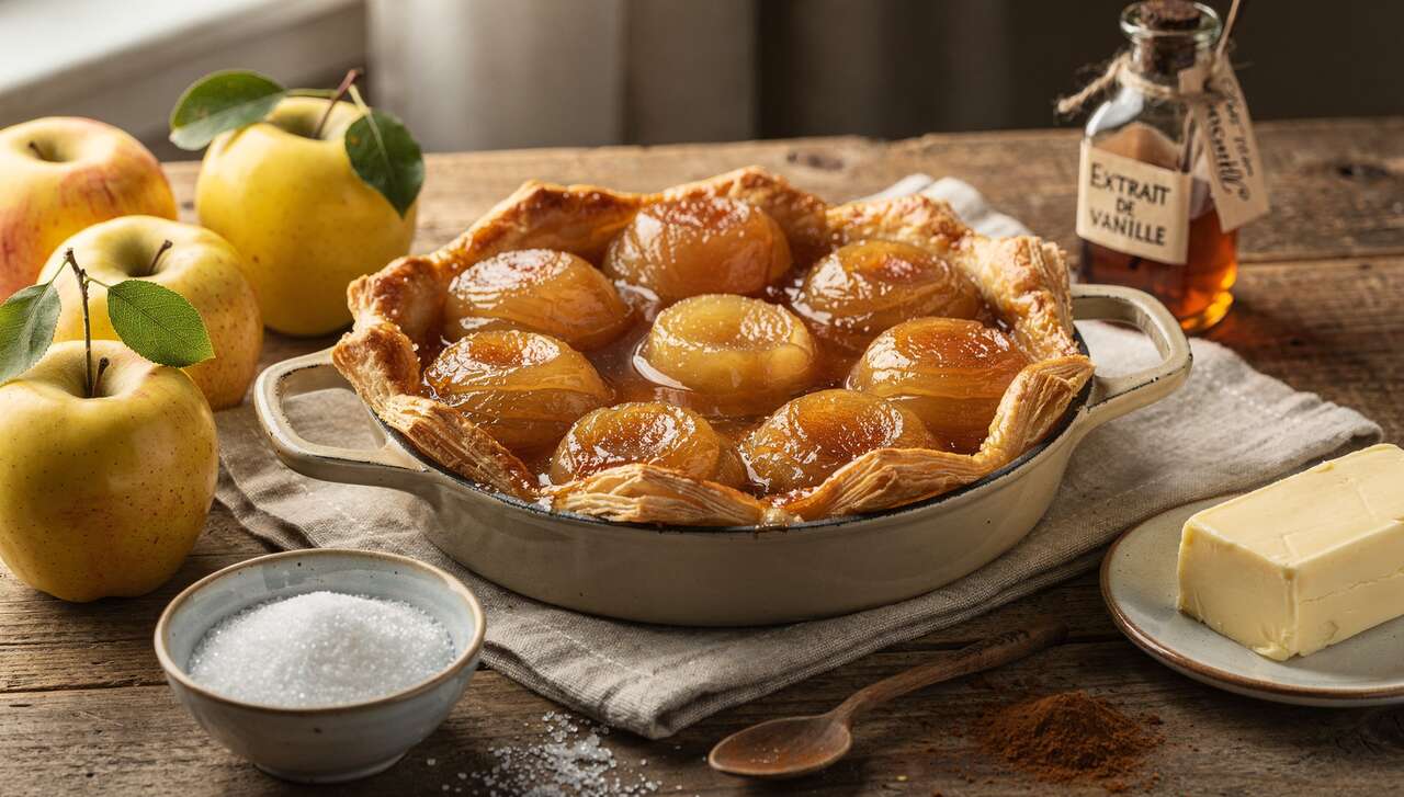 Tarte tatin en cocotte : recette gourmande et facile