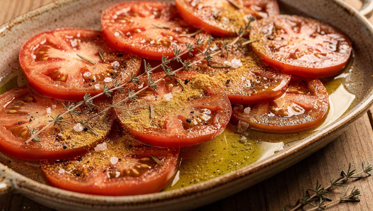 Tomates confites à l'ail et romarin : la recette savoureuse