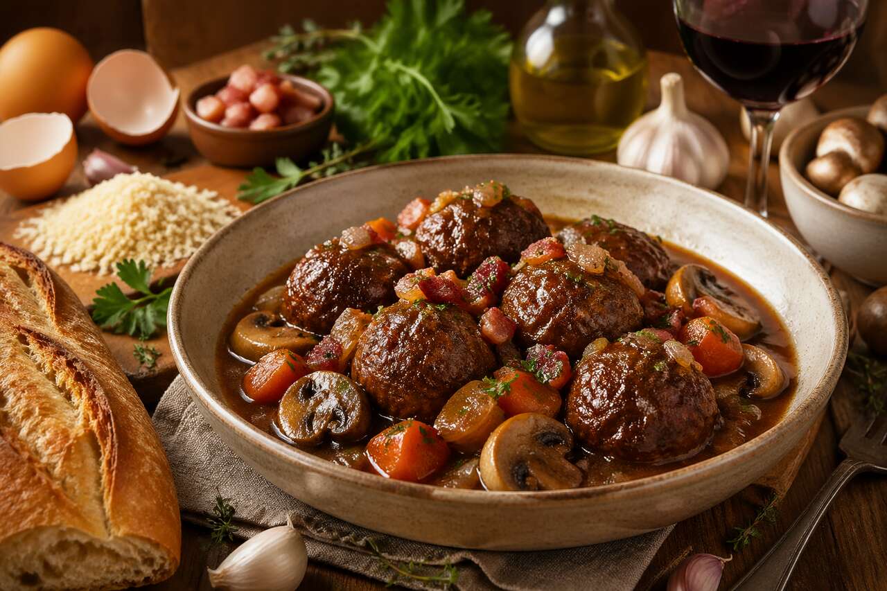 Boulettes façon bourguignon : la recette réconfortante d'exception