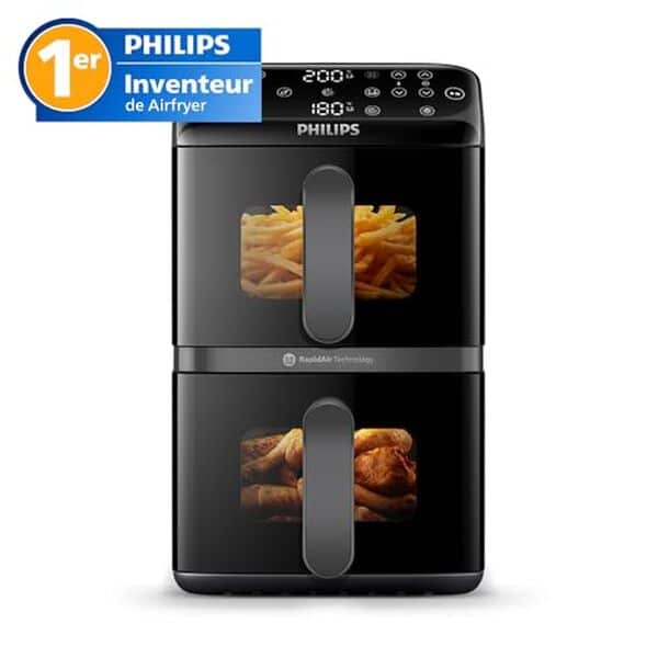 Découvrez notre analyse du Philips Airfryer Série 4000 : un appareil compact qui combine gain de place et performance pour une cuisson saine et rapide