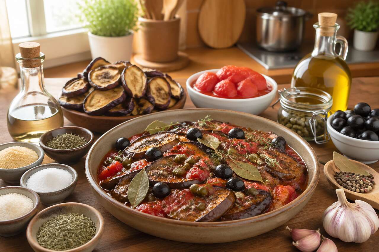 Recette d'aubergines à la provençale en conserve
