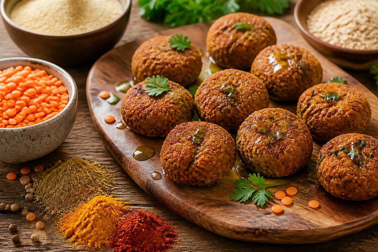 Falafels de lentilles corail : recette rapide et savoureuse
