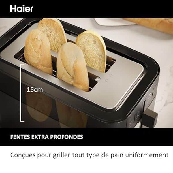 Découvrez notre test détaillé du grille-pain Haier I-Master série 5 en acier inoxydable. Performances, fonctionnalités et avis complets pour 2 tranches. 