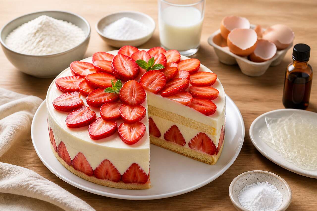 Recette du fraisier léger et facile