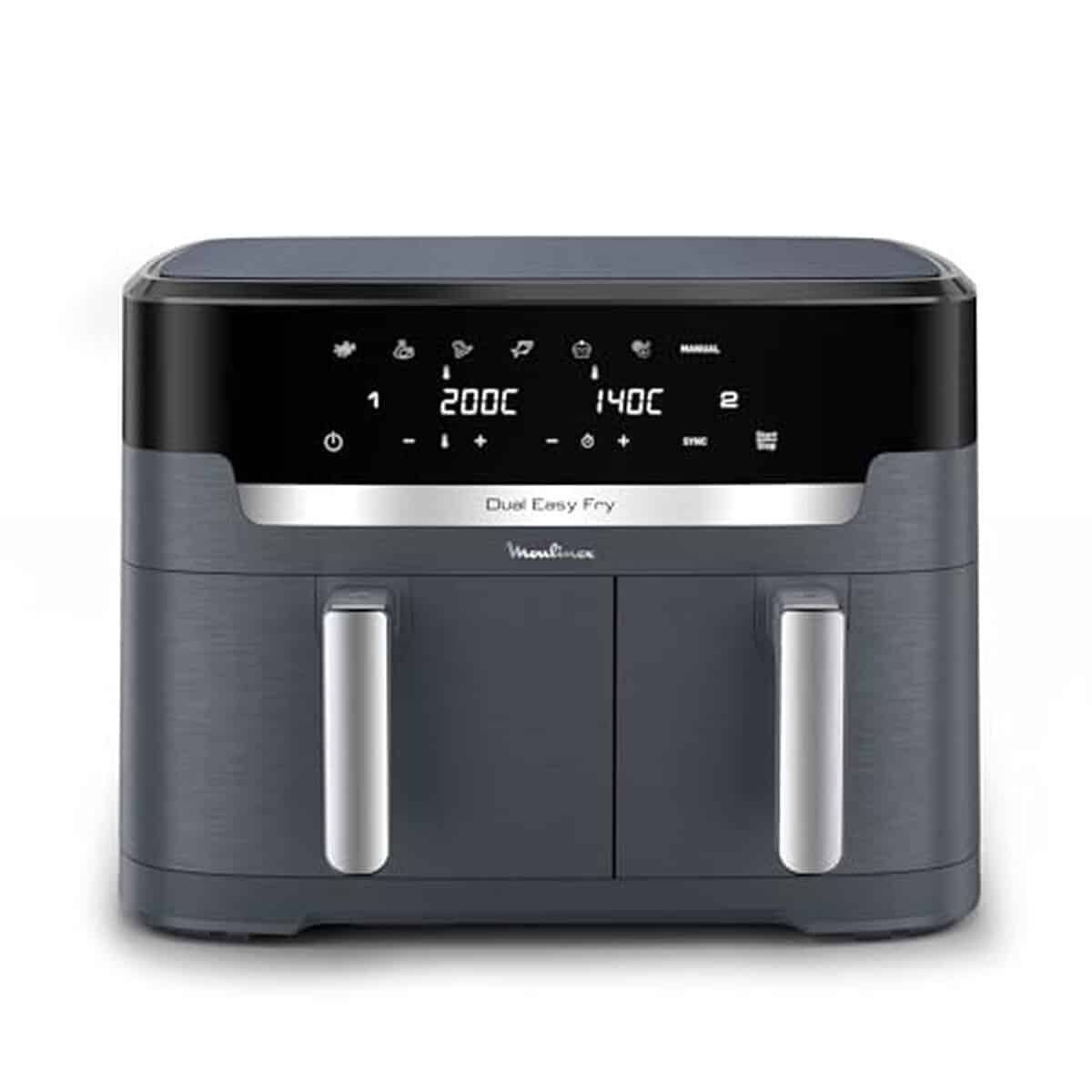 Test moulinex Dual easy fry XXL : air fryer 2 tiroirs performante pour 10 personnes