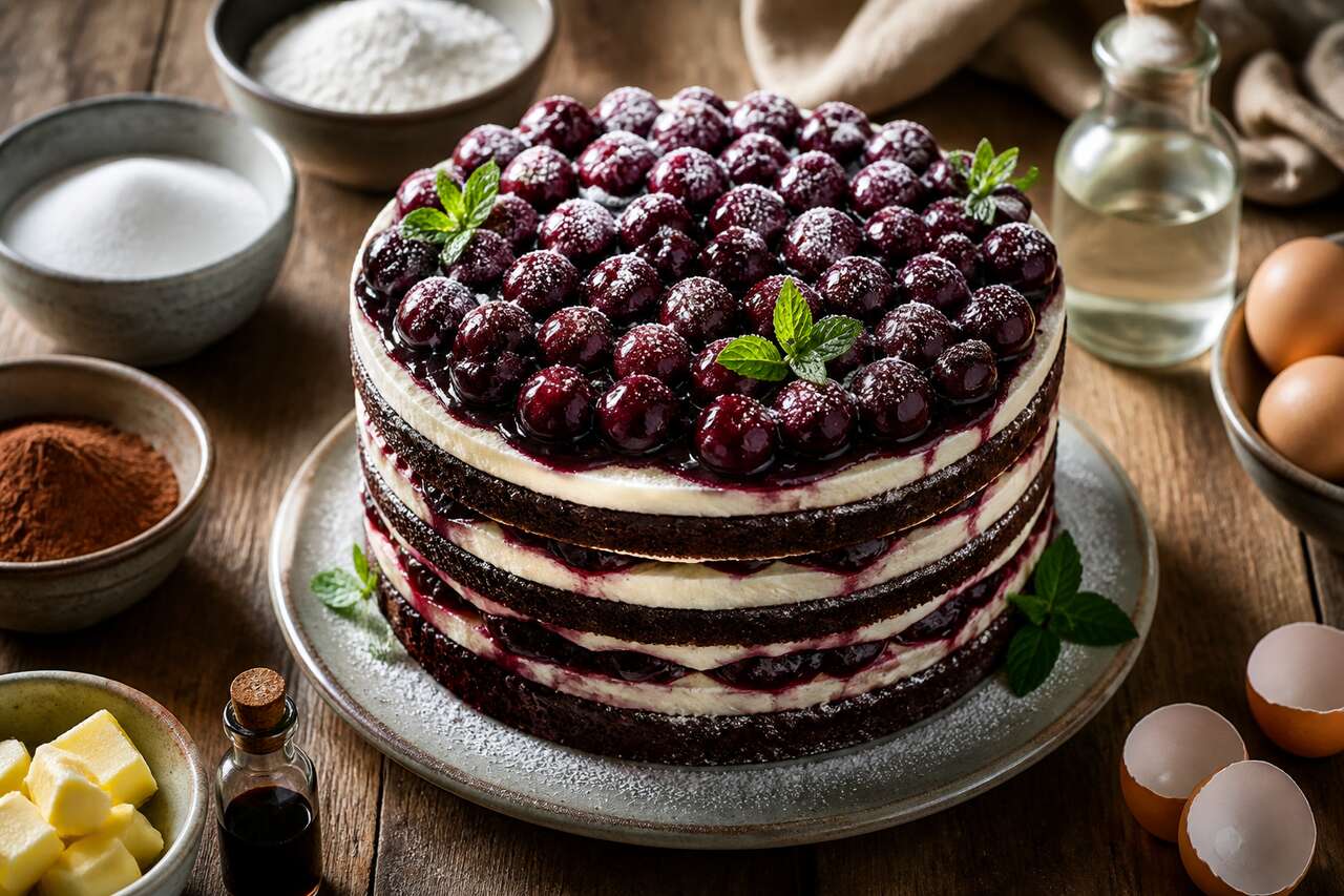 Recette du layer cake aux cerises