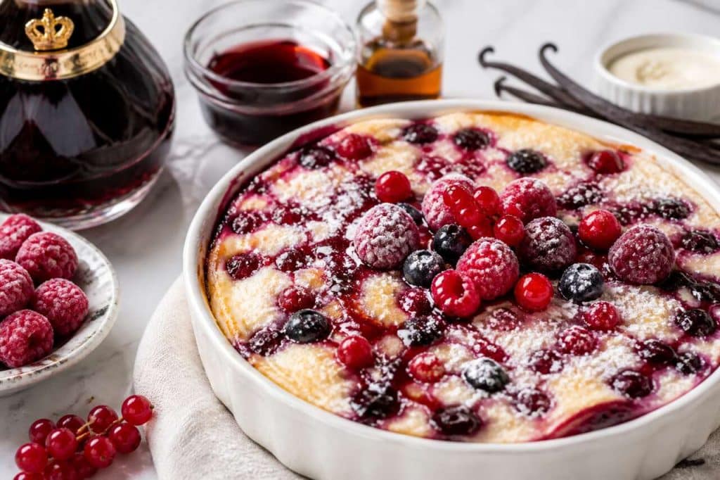 Recette du gratin de fruits rouges