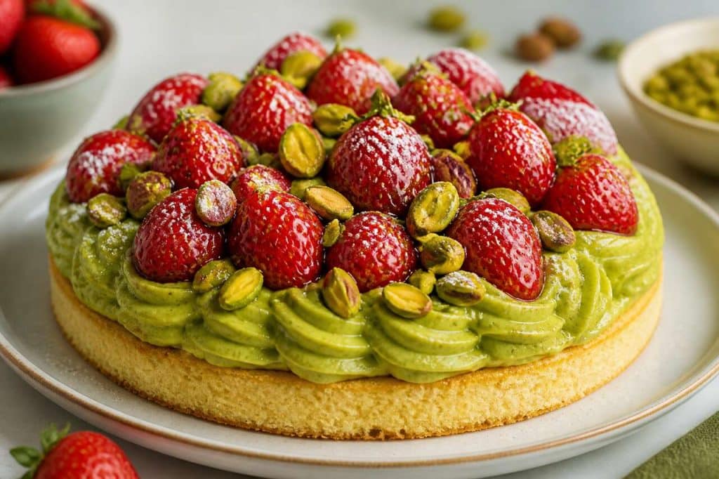 Recette du Montebello aux fraises et pistaches