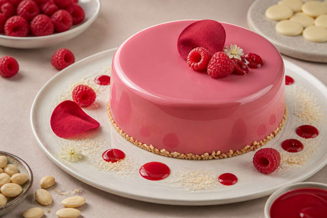Recette d'entremets Inspiration framboise