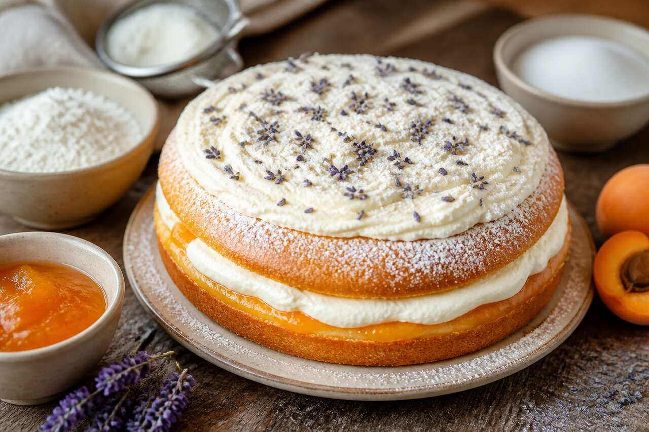 Recette de tropézienne abricot et lavande
