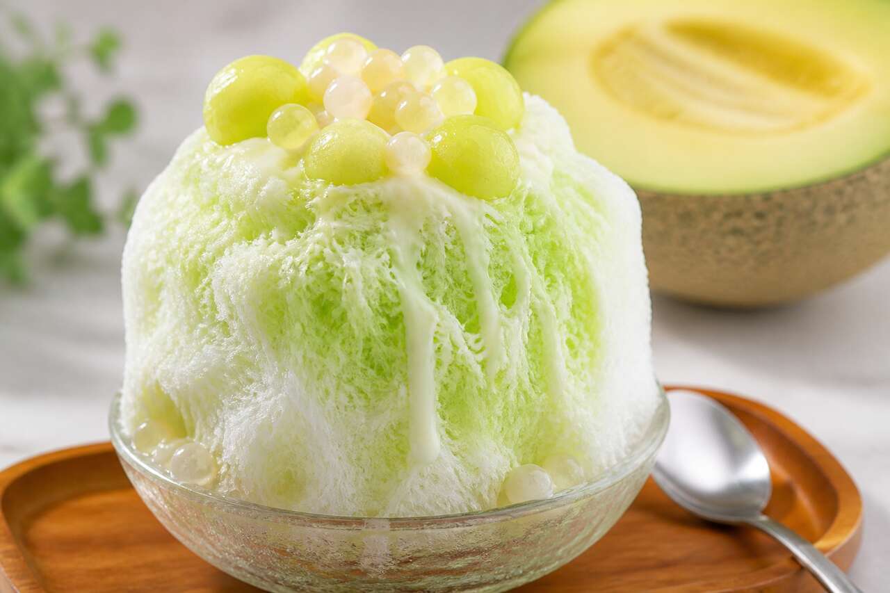Recette de kakigori au melon