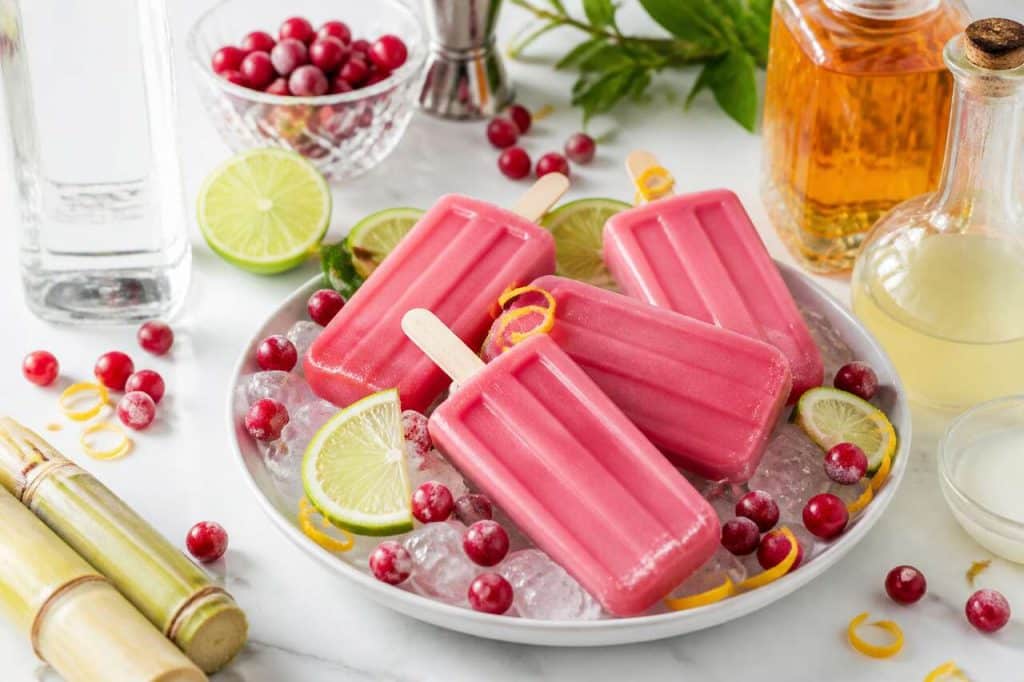 Recette de cosmo glace : des esquimaux rafraîchissants