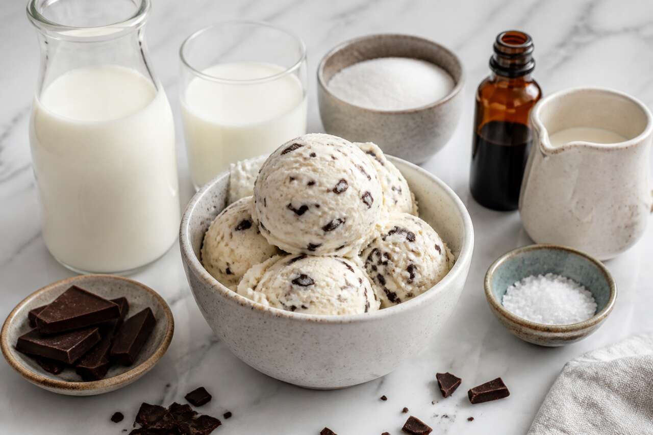 Recette de glace stracciatella maison